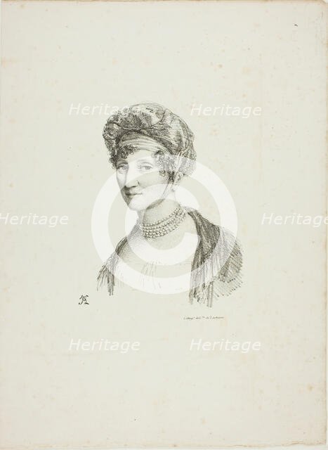 Portrait of a Woman in a Turban, n.d. Creators: Jean Antoine Laurent, Charles-Philibert de Lasteyrie.