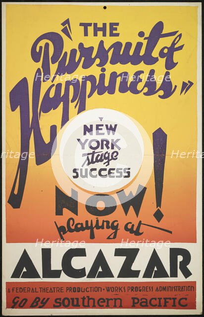 The Pursuit of Happiness, San Francisco, 1937. Creator: Unknown.