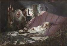 Quack Doctor, 1895. Creator: Lucjan Wedrychowski.