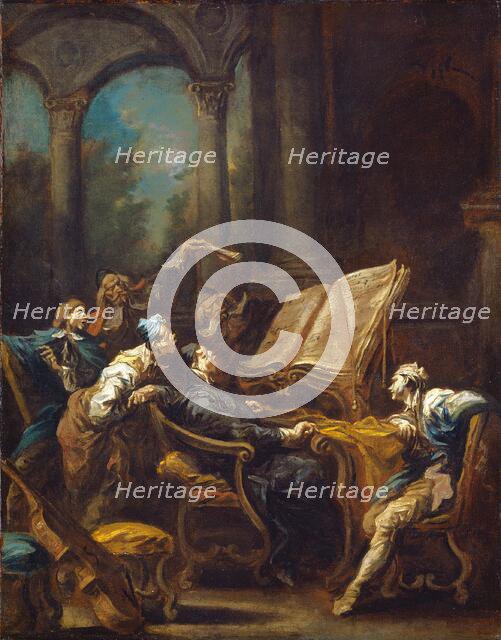 The Choristers, c. 1740/1745. Creator: Alessandro Magnasco.