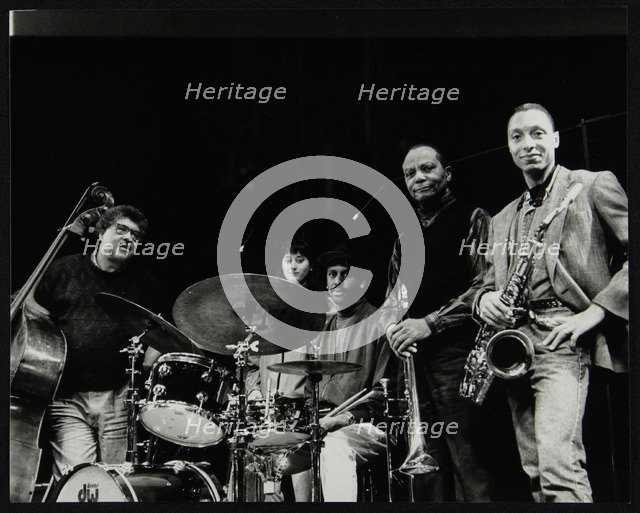 The JJ Johnson Quintet at the Hertfordshire Jazz Festival, St Albans Arena, 4 May 1993: Rufus Reid  Artist: Denis Williams