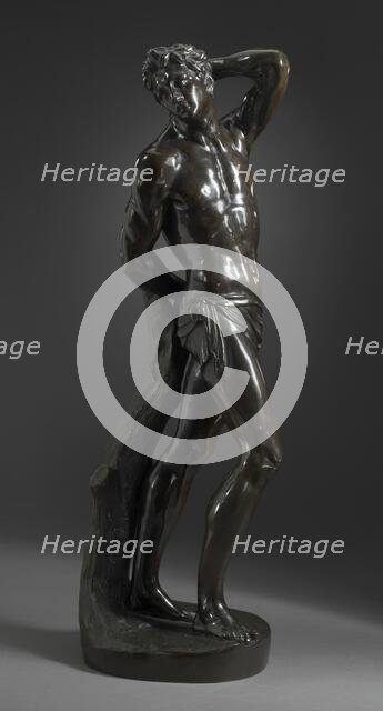 Saint Sebastian, 18th century cast. Creator: After Alessandro Vittoria (Italy, Trent, active Italy, Venice, 1525-1608).