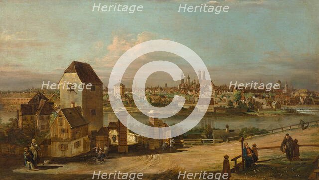 View of Munich from the east, ca 1762-1767. Creator: Bellotto, Bernardo (1720-1780).
