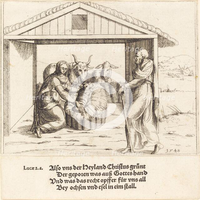 The Nativity, 1548. Creator: Augustin Hirschvogel.