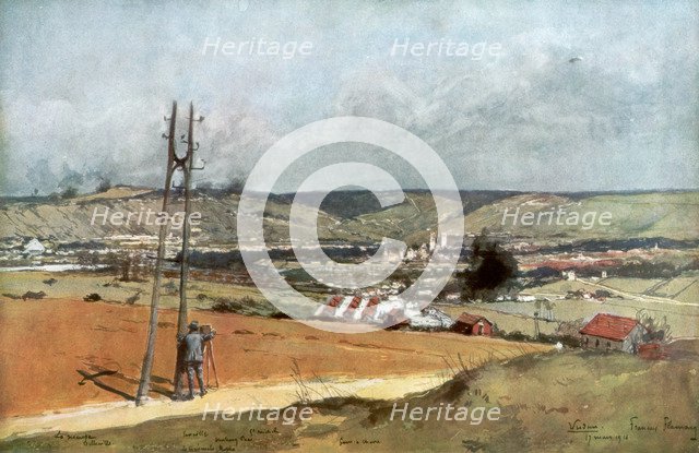 'The Forts of Chaume', Verdun, France, 19 March 1916, (1926). Artist: Unknown