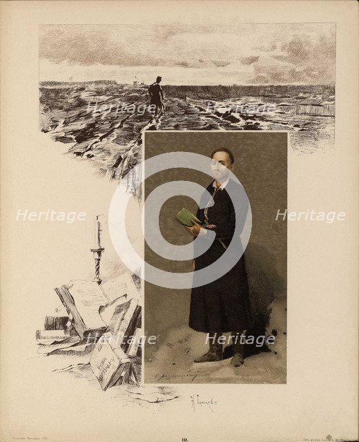 Portrait of Grigory Savvich Skovoroda (1722-1794), 1899-1900.