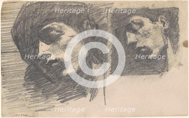 Two Heads, 1875-1880. Creator: John Singer Sargent.