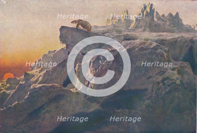 'Beyond Man's Footsteps', 1894 (1909). Artist: Briton Riviere.