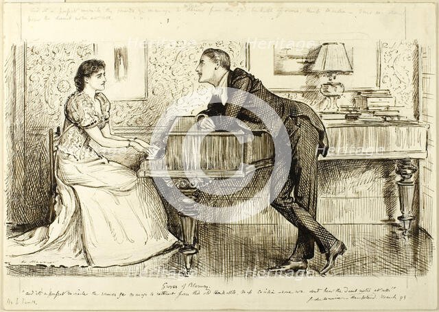 Groves of Blarney, 1893. Creator: George du Maurier.