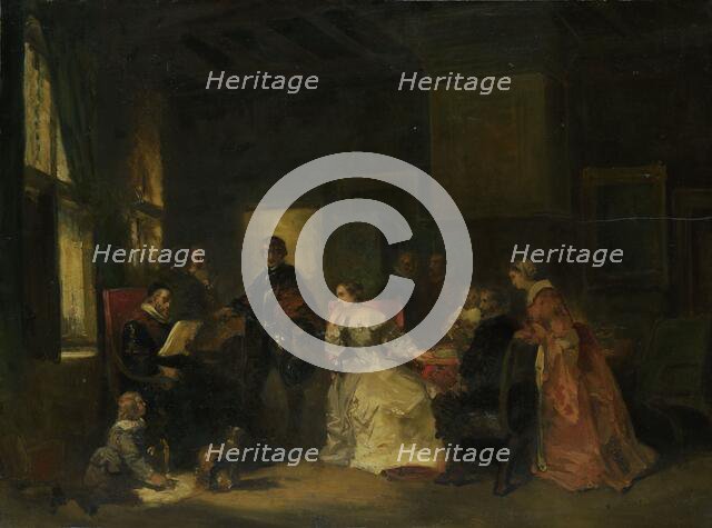 Historical Scene with William the Silent?, 1830-1860. Creator: Nicolaas Pieneman.