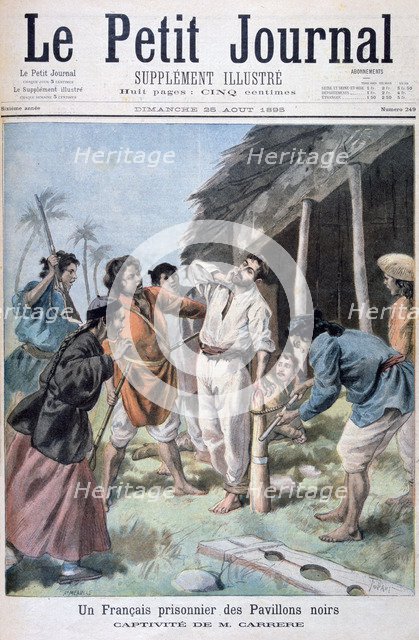 A French captive, Tonkin, Vietnam, 1895. Artist: Oswaldo Tofani