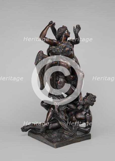 Boreas and Orithyia (Allegory of Air), original marble 1677/1681 (Marsy)...c. 1693-1716. Creator: Anselme Flamen.