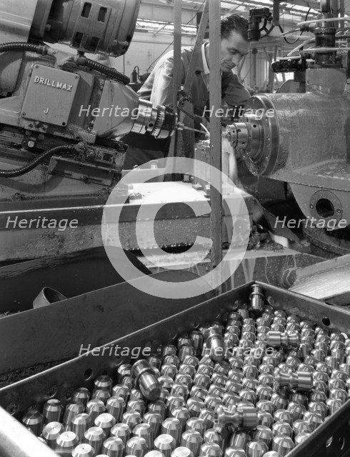 Working on a Drillmax machine, Park Gate Iron & Steel Co, Rotherham, South Yorkshire, 1964. Artist: Michael Walters