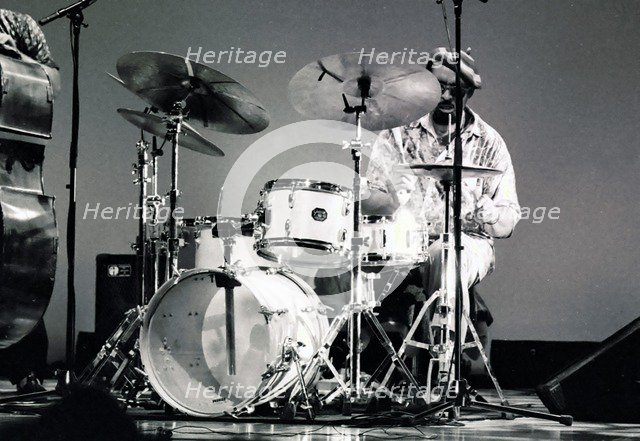 Idris Muhammad, Brecon Jazz Festival, Powys, Wales, 1998. Artist: Brian O'Connor