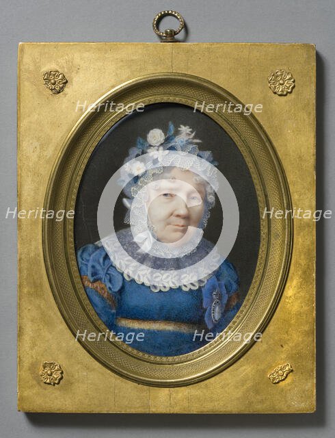 Charlotte Margarete von Liewen, née von Graugreben, Russian princess, 1821. Creator: Henri Benner.