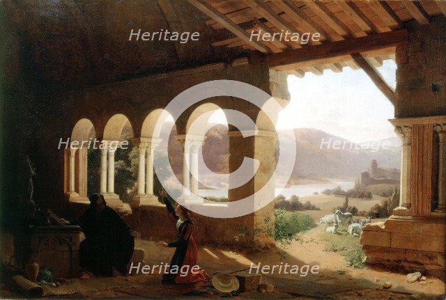 'The Hermitage of Vancouleurs', 1819. Artist: Fleury-Francois Richard