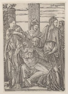 The descent from the cross, 1565. Creator: Bartolommeo da Brescia.