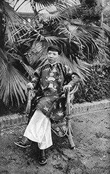Emperor Khai Dinh (1885-1925), 12th Emperor of the Nguyen Dynasty, Annam, Vietnam, 1922. Artist: Unknown