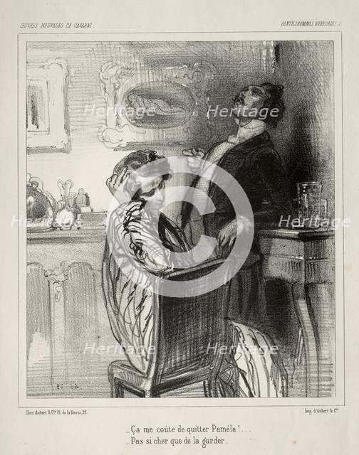 Gentils Hommes Bourgeois. Creator: Paul Gavarni (French, 1804-1866).