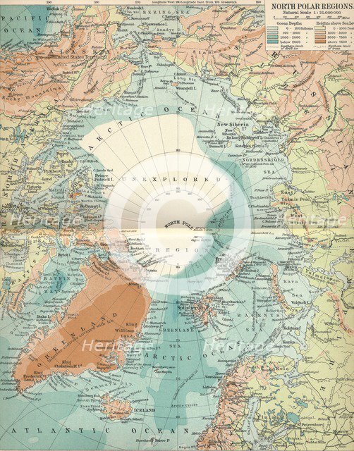 'North Polar Regions', c1903, (1904). Artist: Unknown.