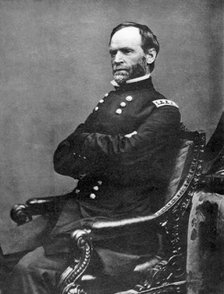 William Tecumseh Sherman, American soldier, 1869. Artist: Matthew Brady