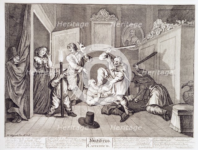 'Hudibras Catechiz'd', 18th century. Artist: William Hogarth