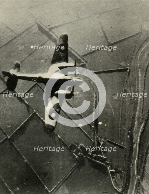 'A Blenheim Running Up To Its Target', 1939-1940, (1941). Creator: Unknown.