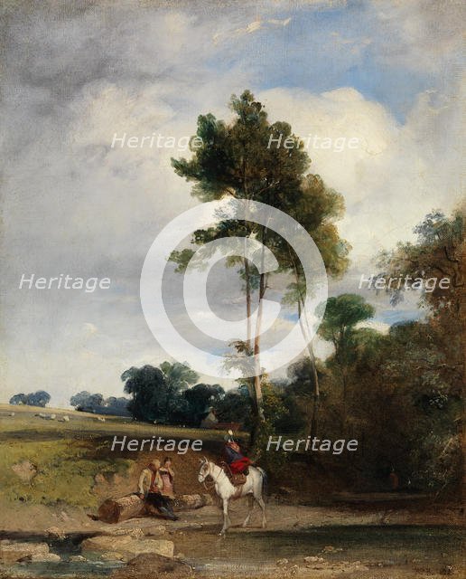 Roadside Halt, 1826. Creator: Richard Parkes Bonington.