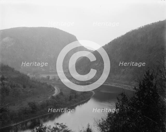 Delaware Water Gap from Winona Cliff, between 1900 and 1906. Creator: Unknown.