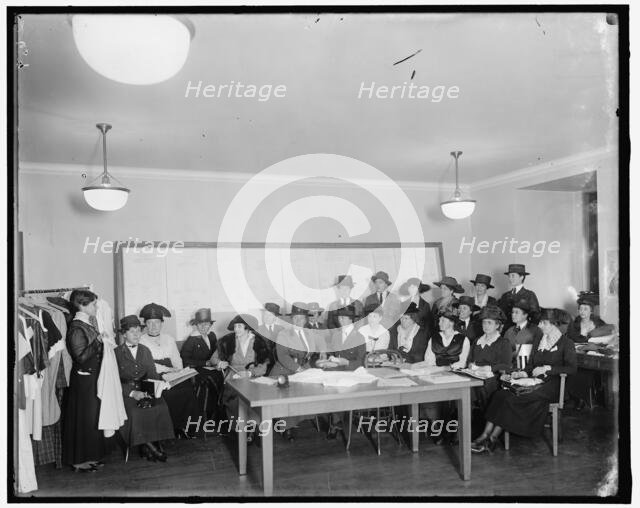 Red Cross Garment Group, between 1910 and 1920. Creator: Harris & Ewing.