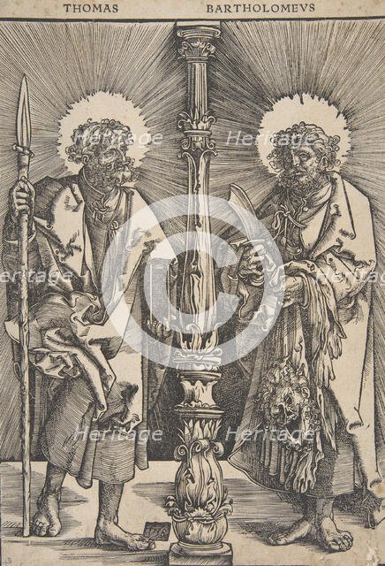 Sts. Thomas and Bartholomew, 1518. Creator: Monogrammist G.Z..
