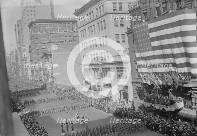 7th Regt. Departs, 11 Sept 1917. Creator: Bain News Service.