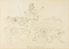 Athena and the Winds, n.d. Creator: John Flaxman.