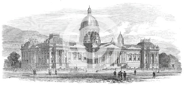 New Houses of Parliament, Cape Town, South Africa, 1876. Creator: Unknown.