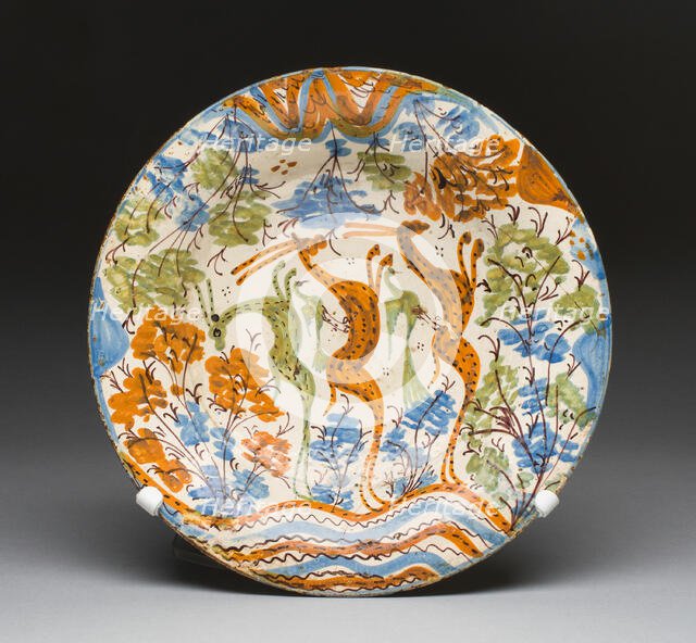 Charger, Seville, Late 17th century. Creator: Unknown.