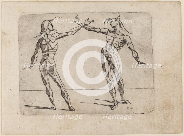 From "Bizzarie di varie Figure", 1624. Creator: Giovanni Battista Bracelli.