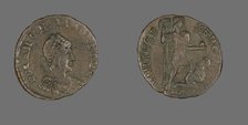 Coin Portraying Emperor Arcadius, 383-408 CE. Creator: Unknown.