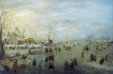 'Winter Landscape', 1630-1634. Artist: Hendrick Avercamp