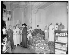 Red Cross work rooms, between 1910 and 1920. Creator: Harris & Ewing.