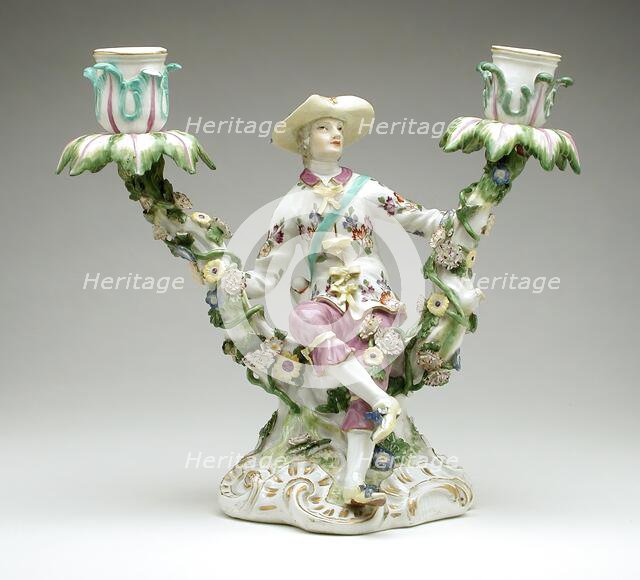 Pair of Candelabra (image 1 of 2), between 1760 and 1770. Creator: Meissen Porcelain.