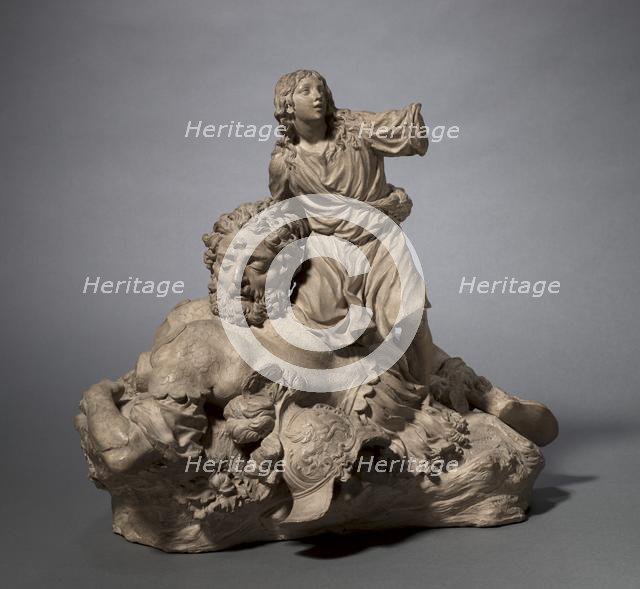 David Victorious over Goliath, 1722. Creator: Giovanni Battista Foggini (Italian, 1652-1725).