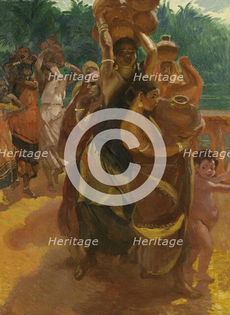 Sur le Pont de Trichinopoly (Inde), 04–1911. Creator: Paul Albert Besnard.