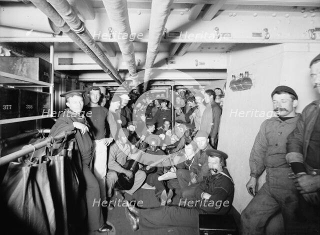 U.S.S. Brooklyn, "Hogan's Alley", between 1896 and 1901. Creator: Unknown.