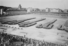 6000 girls at Sokol Sports at Prague, Austria, 1912. Creator: Bain News Service.