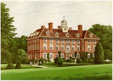Tyttenhanger Park, Hertfordshire, home of the Countess of Caledon, c1880. Artist: Unknown