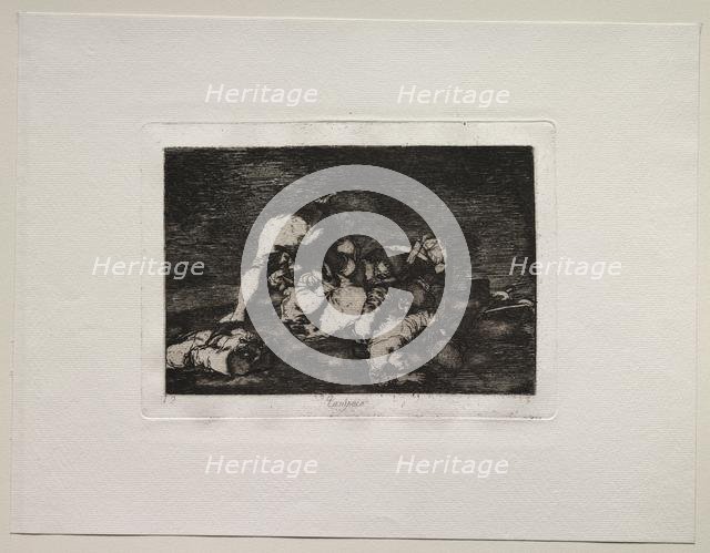 The Horrors of War: Nor (Do These) Either. Creator: Francisco de Goya (Spanish, 1746-1828).