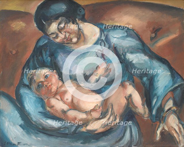 Mother's Love, 1914. Creator: Othon Friesz.