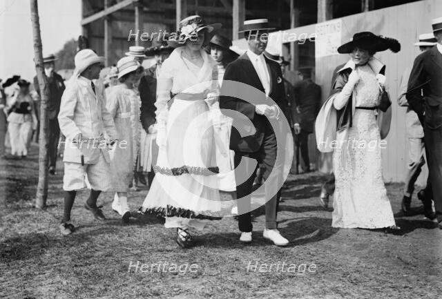 At Polo game: Angelica Brown, Mrs. W.R. Vanderbilt, Jr., 1914. Creator: Bain News Service.