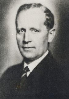 Kurt Schmitt, German Reich Economy Minister, 1933. Artist: Unknown