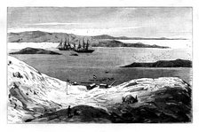 The port of Angra Pequena, Namibia, 19th century. Artist: Unknown